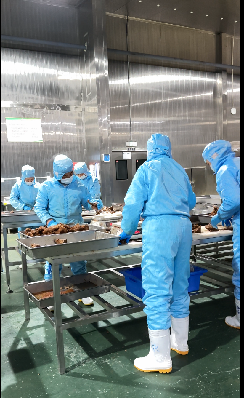 徽湃食品生产车间工人实拍